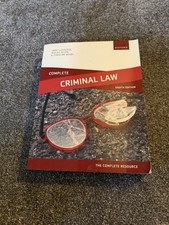 Complete Criminal Law Eighth