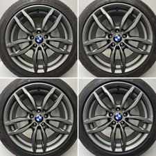 BMW X3 X4 19” 622 M Alloy Wheels & Tyres 7mm Ferric Grey Refurbished Genuine F25