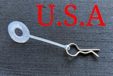 20-PCS: RC BODY POST WASHERS w/ CLIPS. 1/10 SCALE, FITS TRAXXAS SLASH ARRMA LOSI