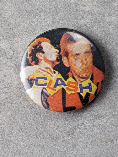 Vintage 80s the clash - 80s, pin