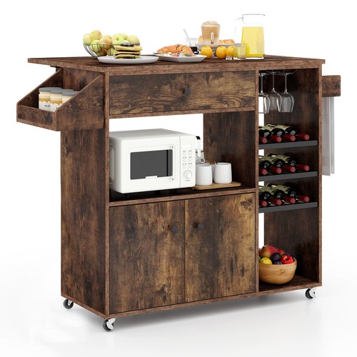Chic drop leaf kitchen island - drop,