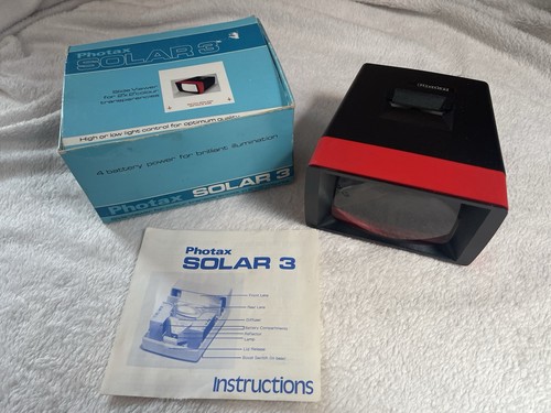 Photax solar slide viewer - photax, 3