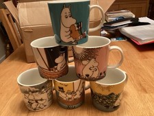 Set f 6 New Moomin Mugs, 