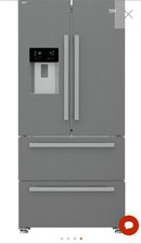 BEKO Pro HarvestFresh GNE460520DVPX Fridge Freezer - Brushed Steel - Rrp: 959