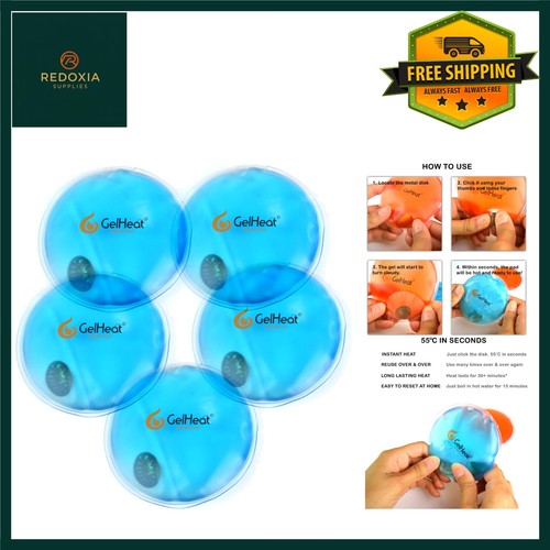 Instant reusable round gel - round,