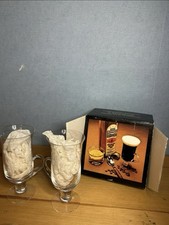 Vintage X2 Dartington Irish Coffee Glasses *With Original Box*