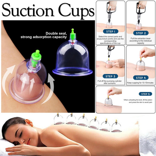 12pcs cupping vacuum massage - vacuum,