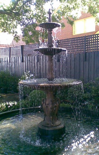 Cast iron fountain - cast,