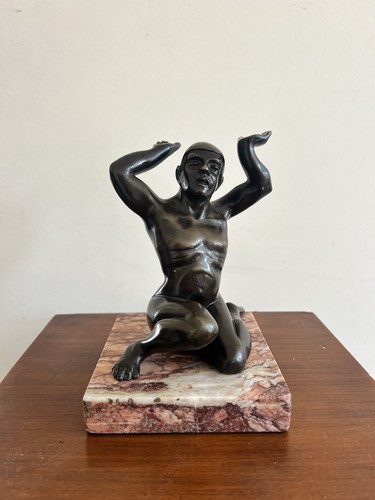 Bronze art deco - deco, of