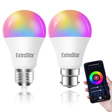 WiFi RGB Smart LED Light Bulb for Apps by iOS Android Amazon Alexa Google Home