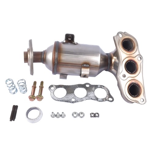 Catalytic converter with - converter,