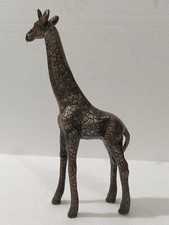 Metal Giraffe Sculpture Shelf