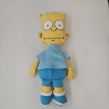 1990 The Simpsons 11" Stuffed Cloth Rag Doll Figure Bart vintage original 