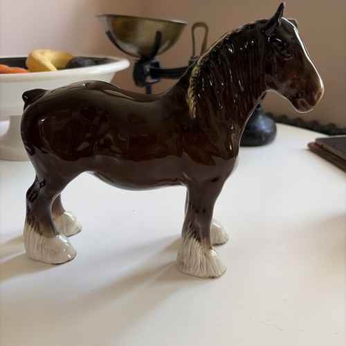 Beswick horse shire mare model - beswick,