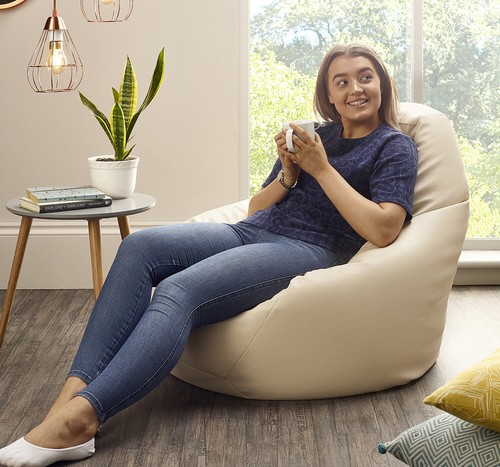 Faux leather beanbags - beanbags, adult