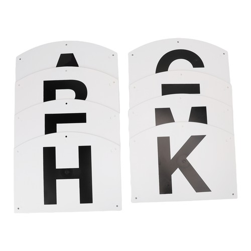 Dressage letters wall mount - wall,