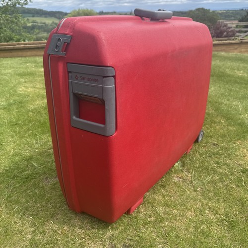 Samsonite red oyster suitcase - red,