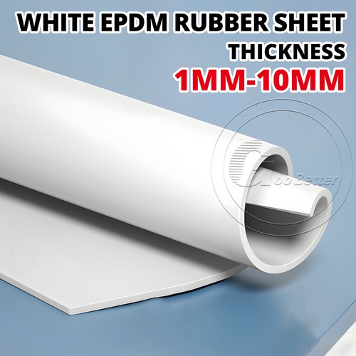 White epdm rubber - white,