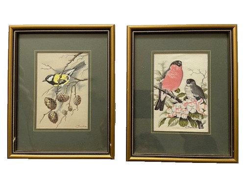 Cash framed woven bird - 2,