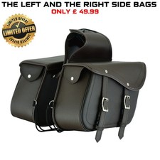 Motorcycle Saddle Bag Brown