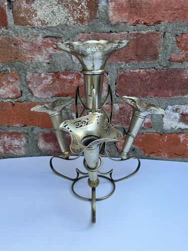 Antique silver plated epergne