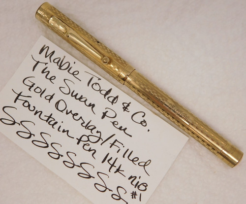 Swan pen mabie - pen, gold