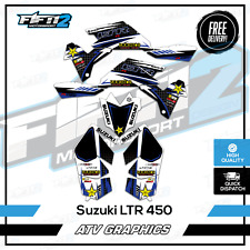 Mid Range Suzuki LTR 450 Quad Bike ATV Graphics Kit Decals Wrap Stickers 2