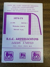 Anderlecht v Leeds United