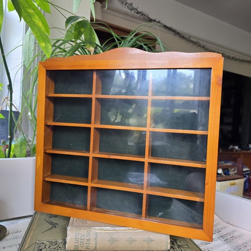 Vintage wooden wall shelf - vintage, unit