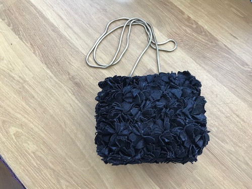 Reiss small evening bag - small, black