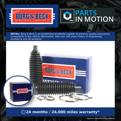 Steering rack boot - fits, seat