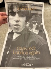 OASIS London Evening Standard Oasis at Wembley Collectors Edition Newspaper 