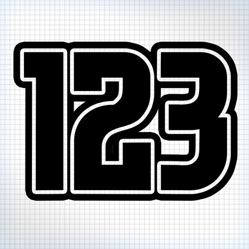 Custom race numbers - numbers,