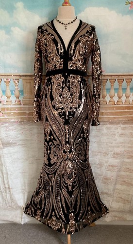 Maxi evening dress black - dress, 14