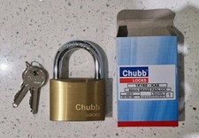 60mm Chubb Padlock - Brass