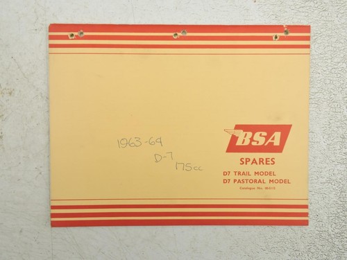 1963 1964 bsa 175 - bantam, d7