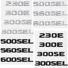 For Mercedes Benz 230E 300E 300SEL 300SE 500SEL 560SEL 600SEL Emblems Stickers