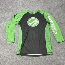 Shoyoroll Shirt Mens 2XL Black Rash Guard Long Sleeve BJJ Jiu Jitsu Made USA