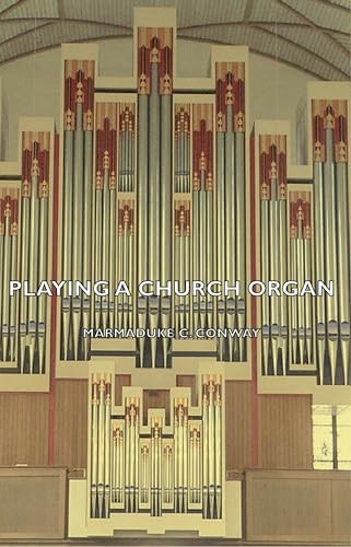 Playing church organ - a,