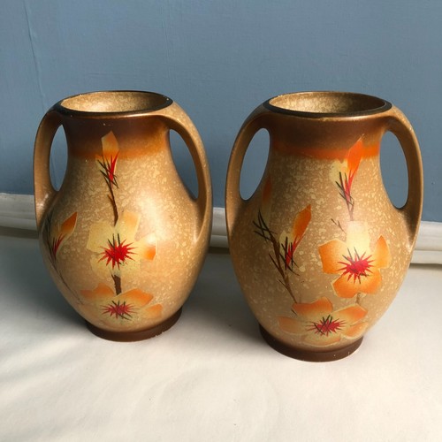 Pair art deco vase - art,