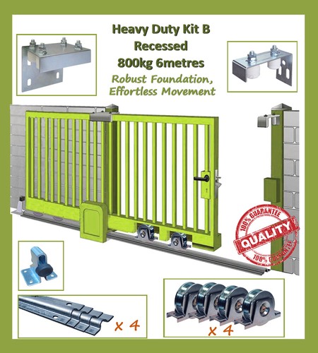 800kg load sliding gate kit - sliding, |