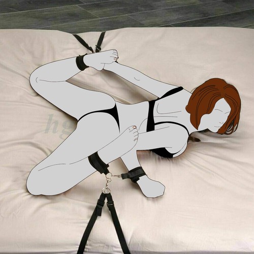 Bondage bed restraint set - bondage,