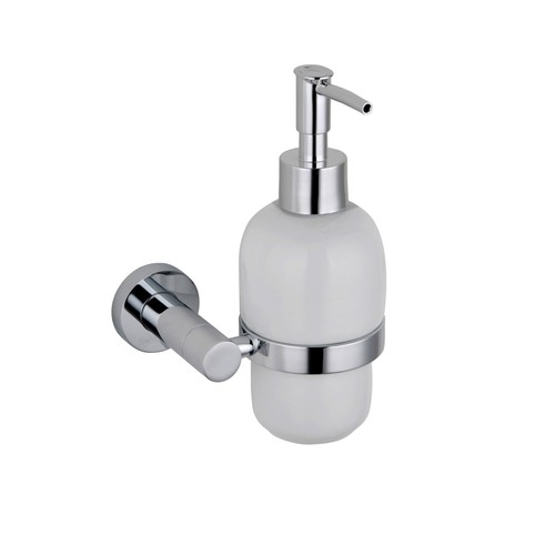 Chrome round style brass wall - round,