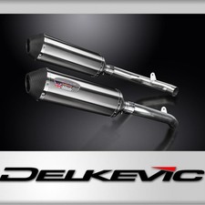 Honda VTR1000 SP2 2002-2010 343mm X-Oval Stainless Exhaust Silencer Can Kit