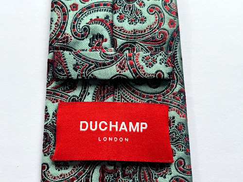Duchamp silk tie - duchamp,
