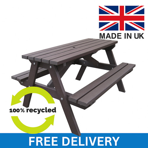 Picnic table bench recycled - picnic,