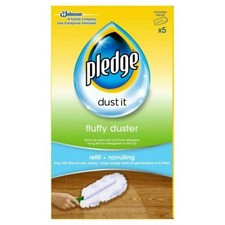 Pledge Fluffy Dusters Starter Kit Dry Dusting Cleaning Cloth Or Duster Refills