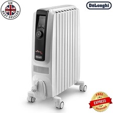 De'Longhi Dragon 4 Oil Filled 2000W Anti Frost Digital White Radiator Heater