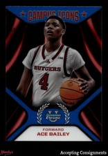 2024-25 Bowman Chrome Campus Icons Blue Refractor #CI2 Ace Bailey ROOKIE 061/150