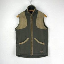 Musto Performance Fleece Gilet Mens Small Green Vest Shooting Hunting Sporting